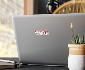 VETtoCEO Vinyl Decals